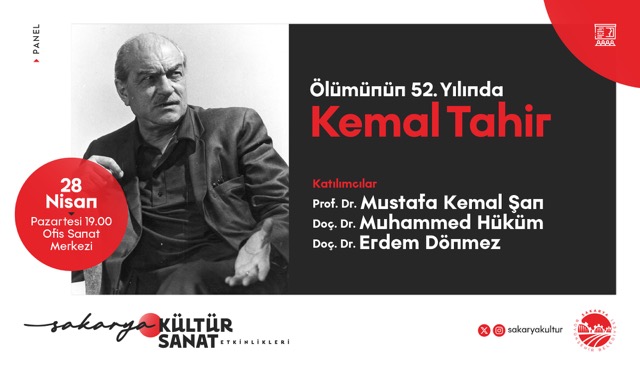 Türk Edebiyatının usta kalemi Kemal Tahir Sakarya OSM’de konuşulacak