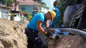 Güçlü dönüşüm sayesinde 4 bin metrelik hat, su kayıplarına geçit vermeyecek