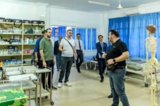 Otomatik taslak ile basın merkezi ziyaretçileri ve medyaya yönelik tanıtım alanı.