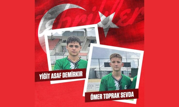 Sakaryaspor'un Altyapı Yıldızları U14 Milli Takım Kadrosunda