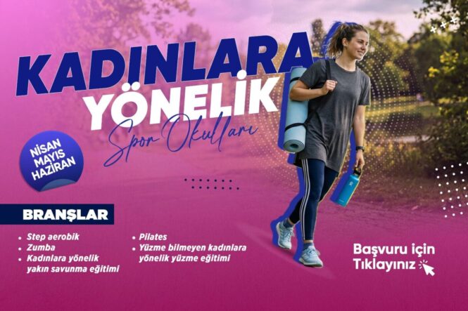 Sakarya’da Kadınlar İçin 5 Branşta Spor Okulları Kayıtları Başladı