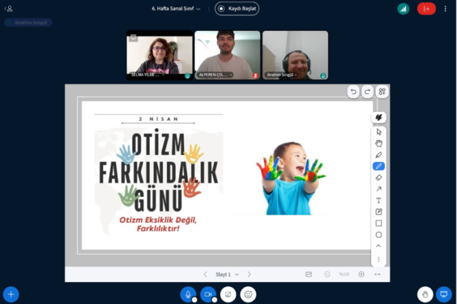 Sakarya'da Otizm Farkındalık Günü'nde Öğrenciler Uzman Öğretmenle Bilgilendirici Etkinlikte Buluştu