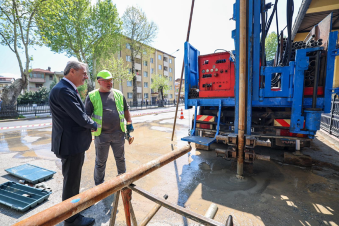 Sakarya Merkezinde 13 Noktada Rayların Yeraltına Alınması İçin Sondaj Çalışmaları Başladı
